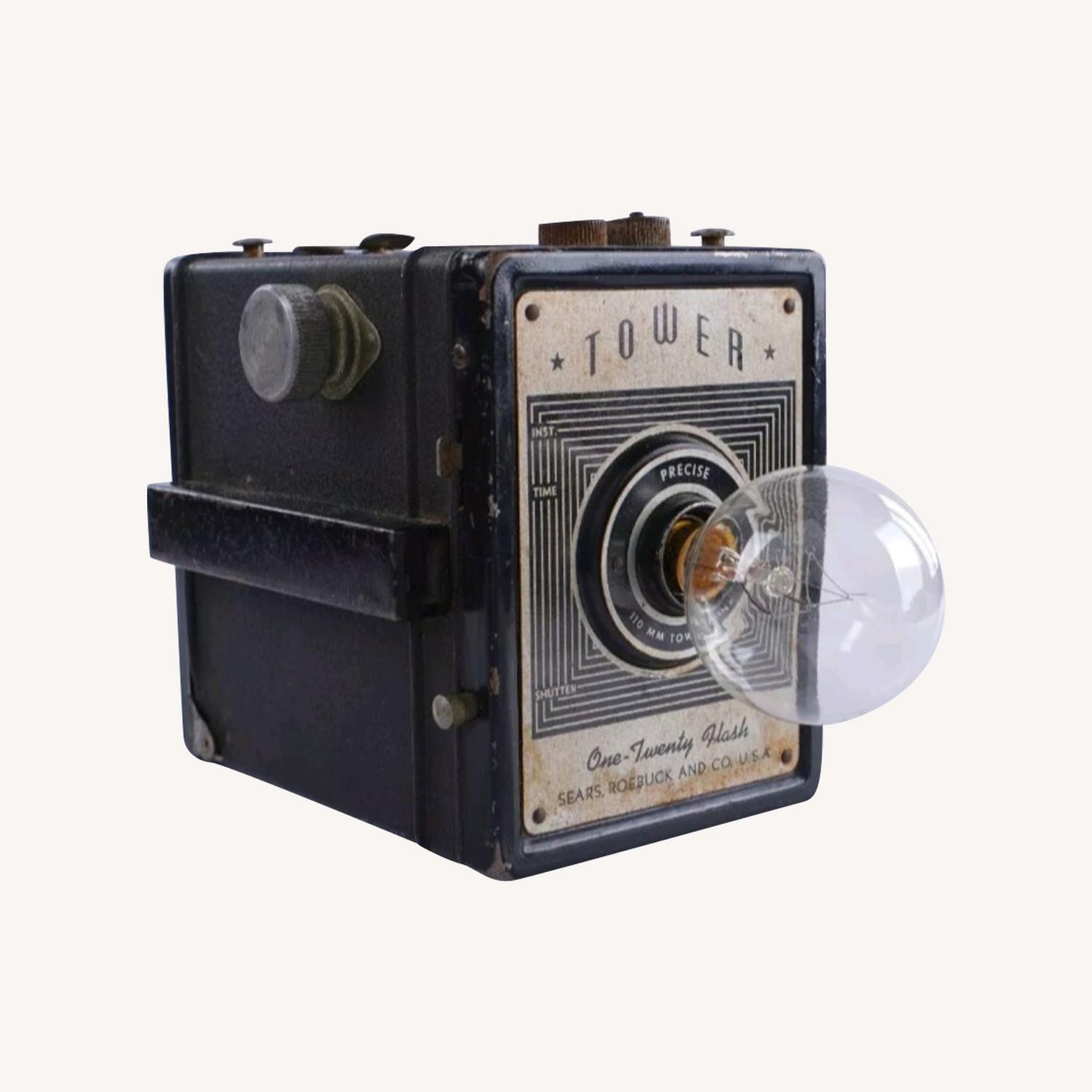 Vintage Camera Lamp – Tower One-Twenty Flash  - image-0