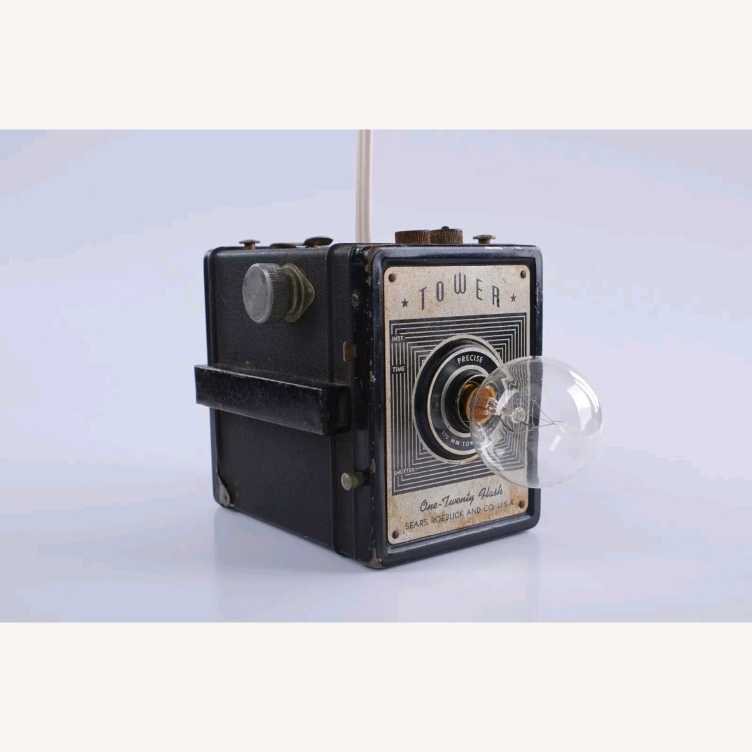 Vintage Camera Lamp – Tower One-Twenty Flash  - image-12