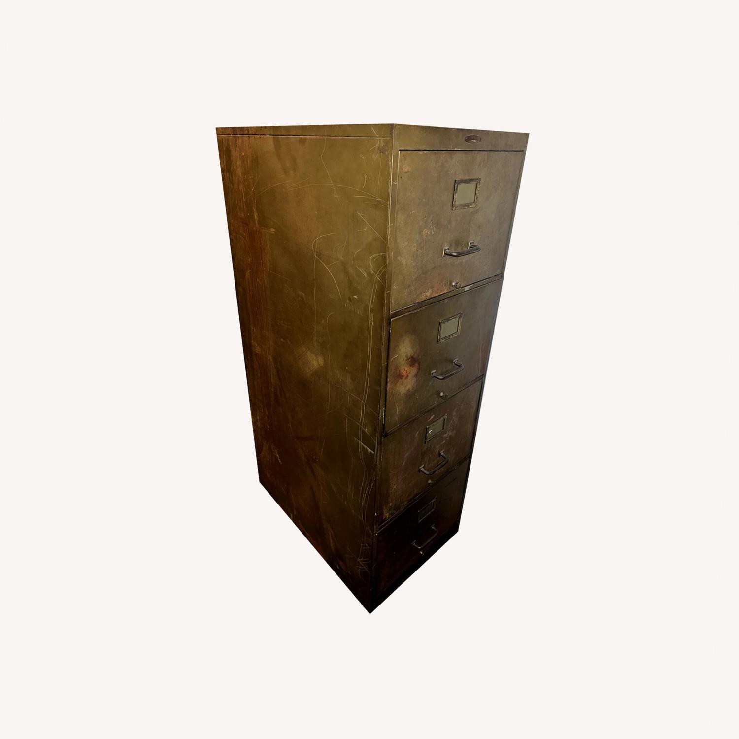 Set of 3 Chess S. Nathan Vintage Filing Cabinets - image-0