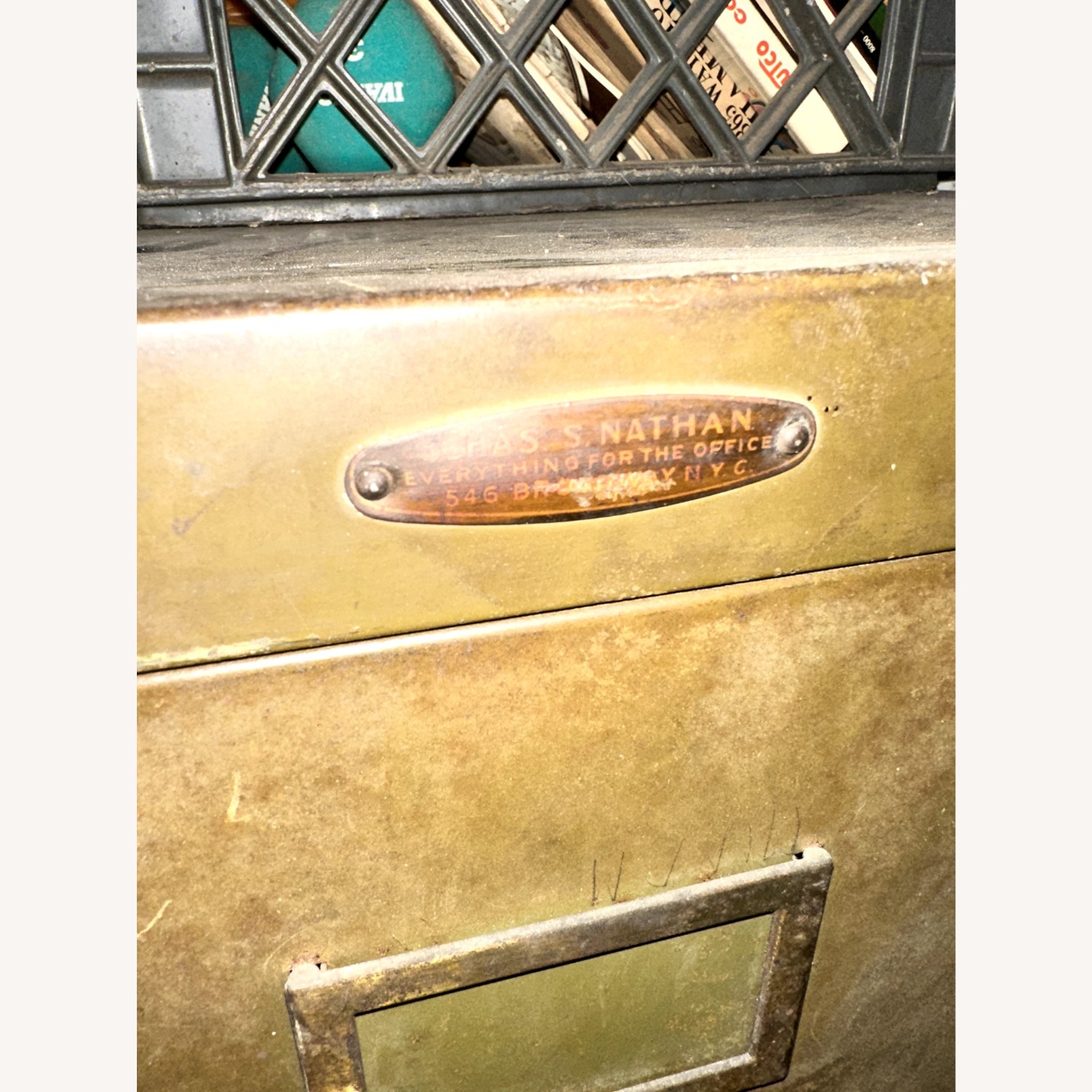 Set of 3 Chess S. Nathan Vintage Filing Cabinets - image-1