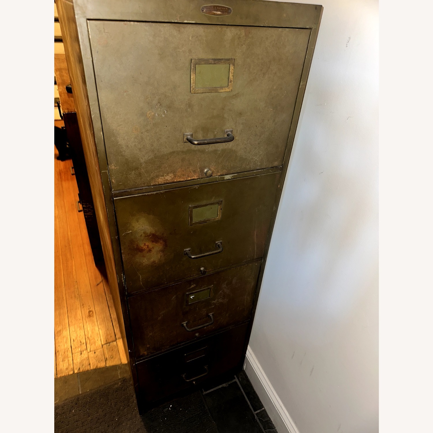 Set of 3 Chess S. Nathan Vintage Filing Cabinets - image-3