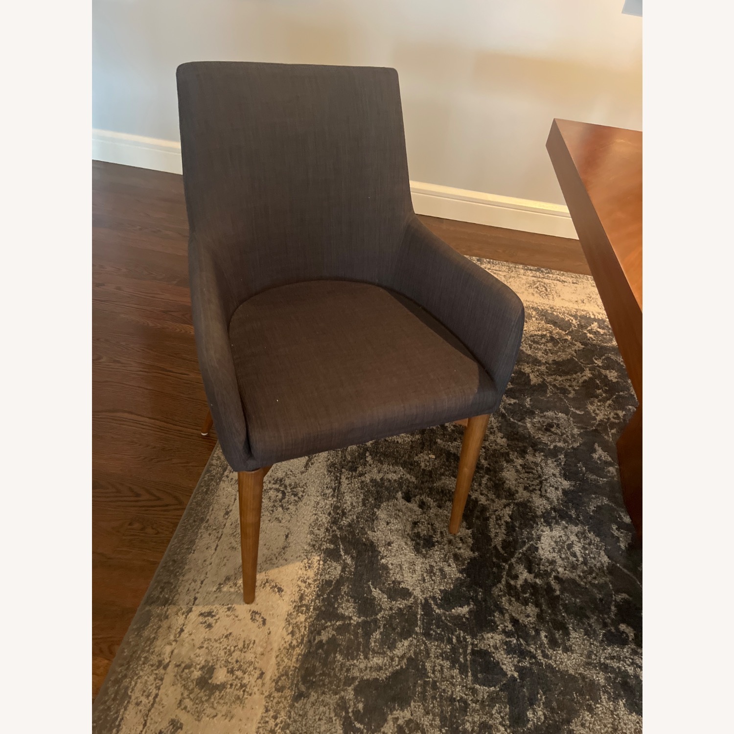 Eurotech Dark Gray Fabric Dining Chair - image-1