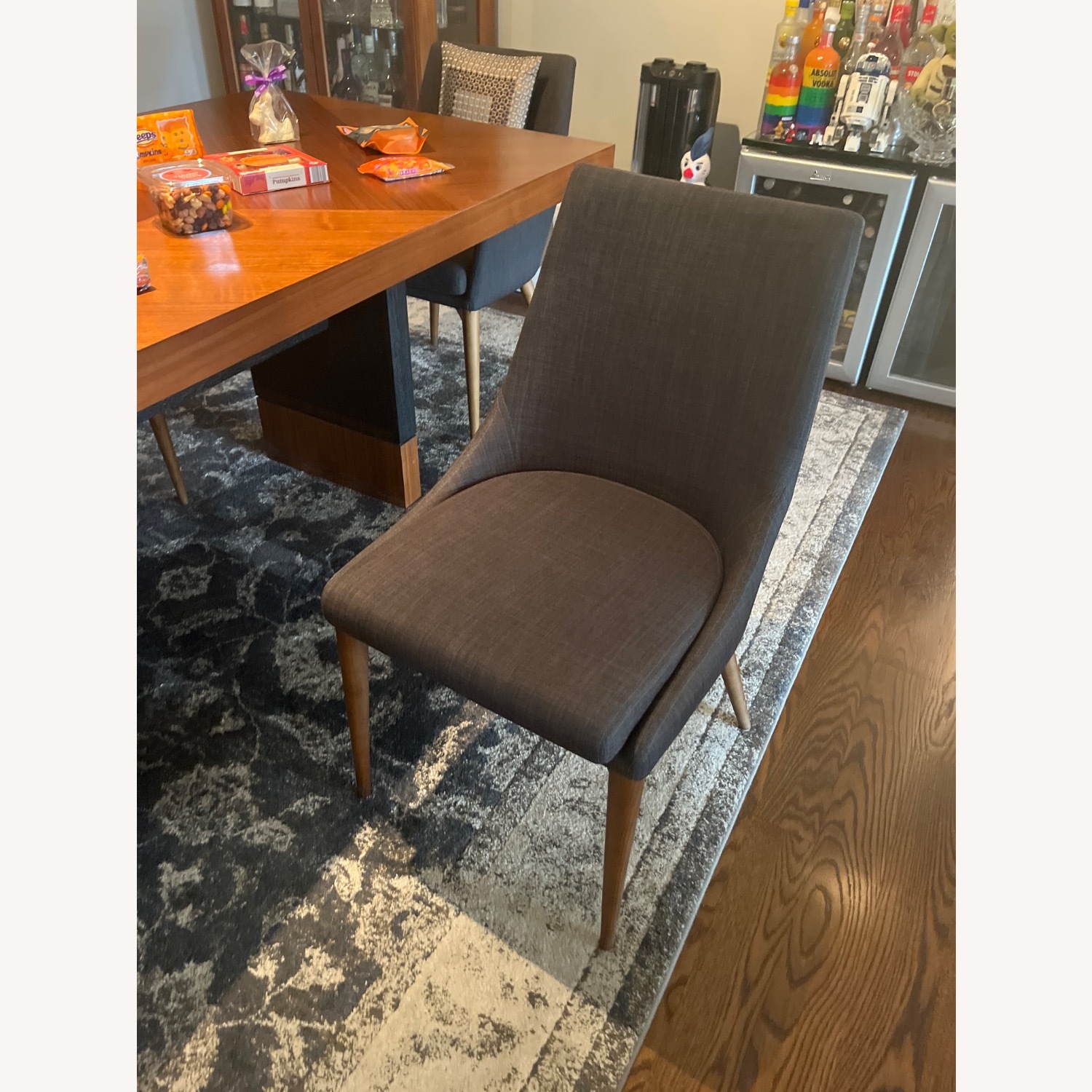 Eurotech Dark Gray Fabric Dining Chair - image-2