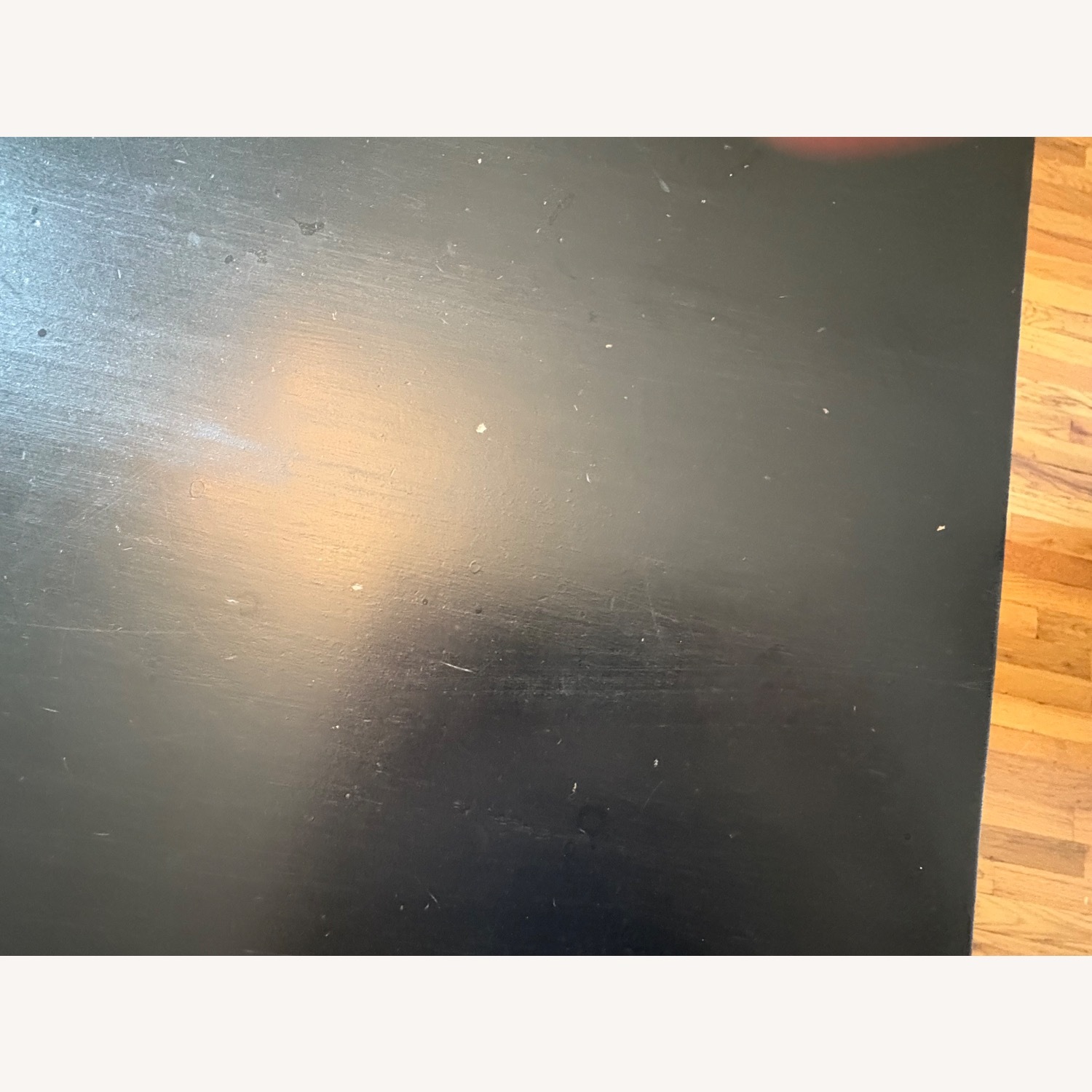 West Elm Black Dining Table with Bench - image-3