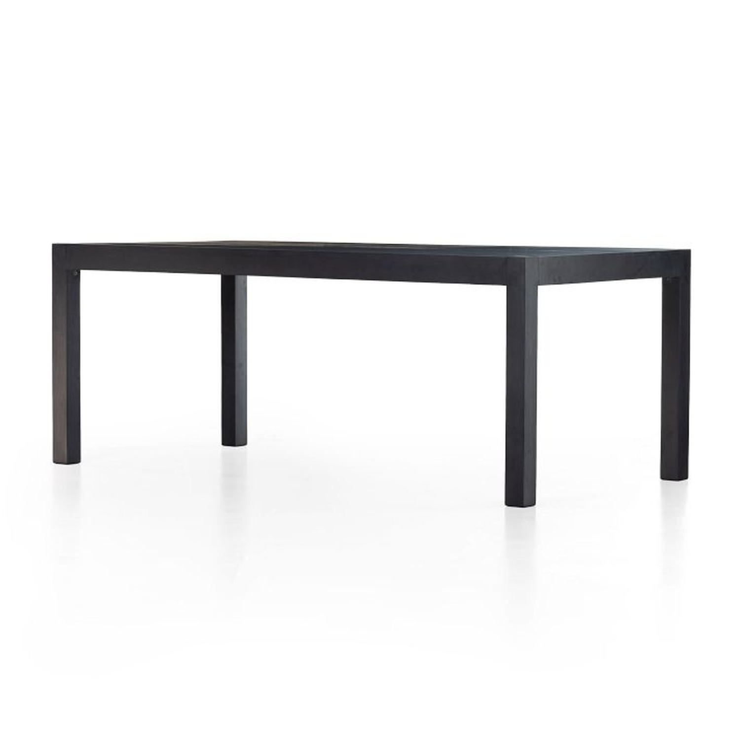 West Elm Black Dining Table with Bench - image-7