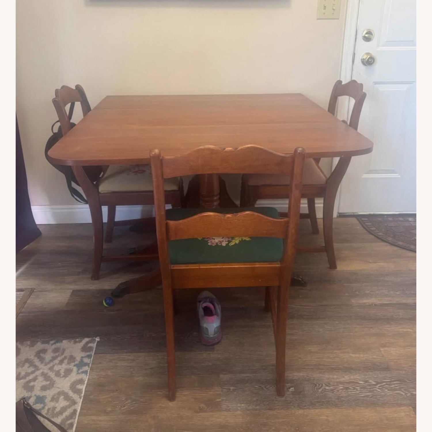 1930 Duncan Phyfe Antique Table/Chairs - image-2