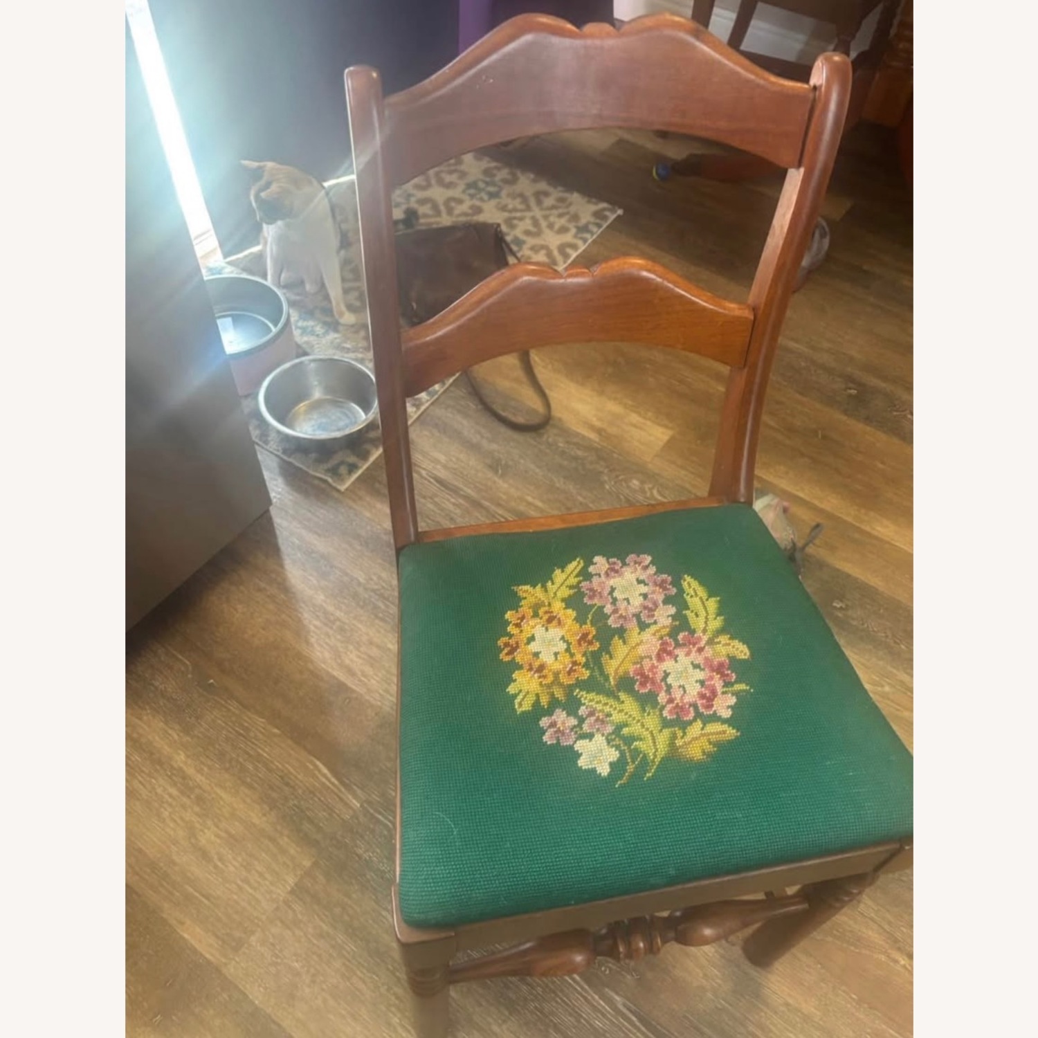 1930 Duncan Phyfe Antique Table/Chairs - image-5