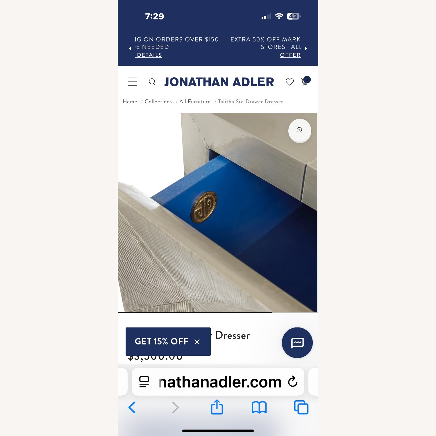 Jonathan Adler Talitha Dresser - image-7