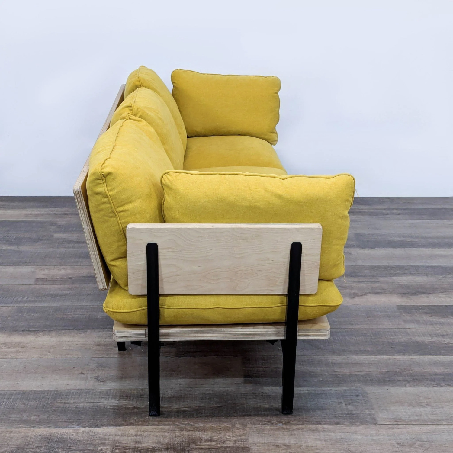 Floyd Yellow Fabric 3+ Seater Sofa - image-3