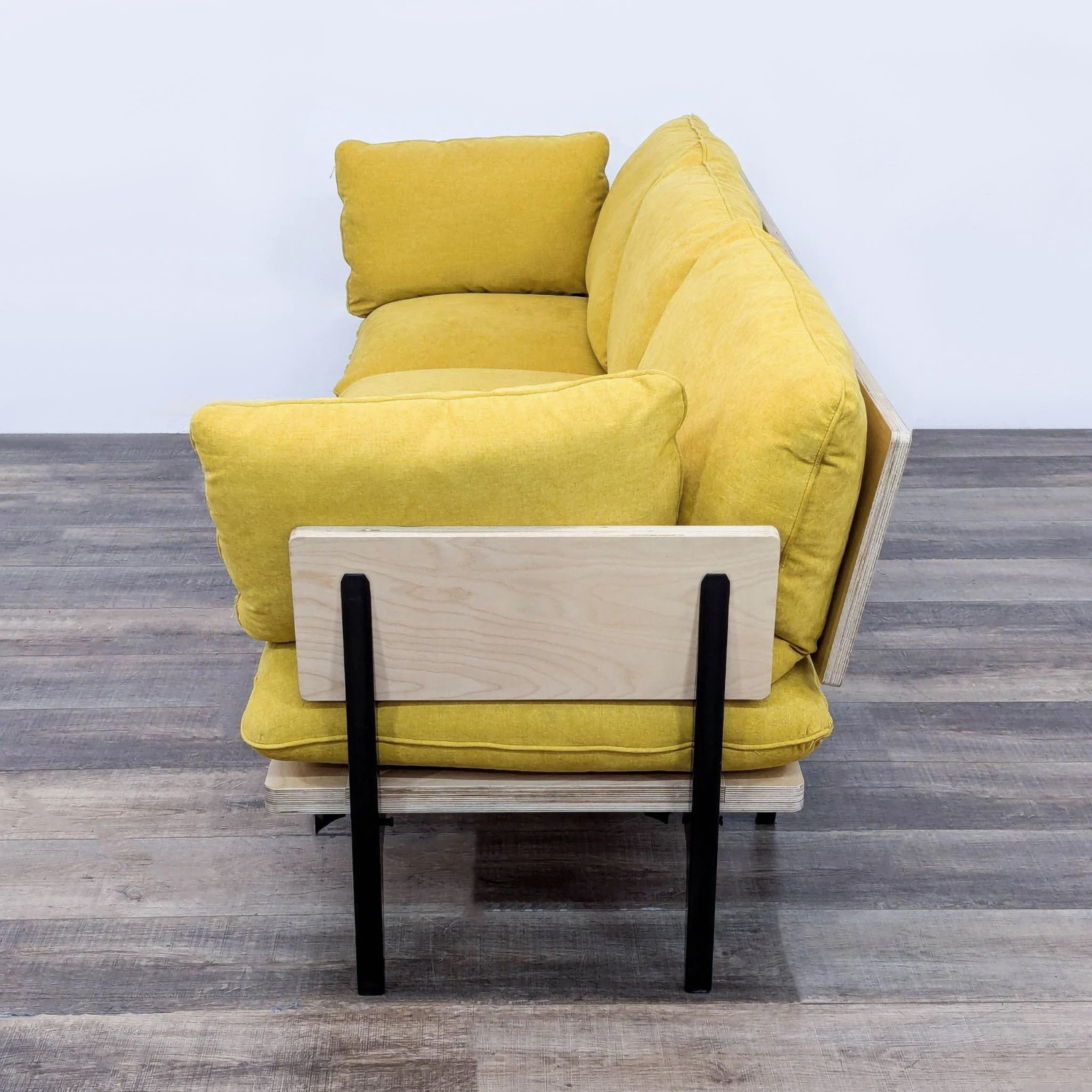 Floyd Yellow Fabric 3+ Seater Sofa - image-5