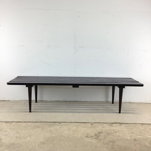 Used Mid-Century Slat Coffee Table or Bench for sale on AptDeco
