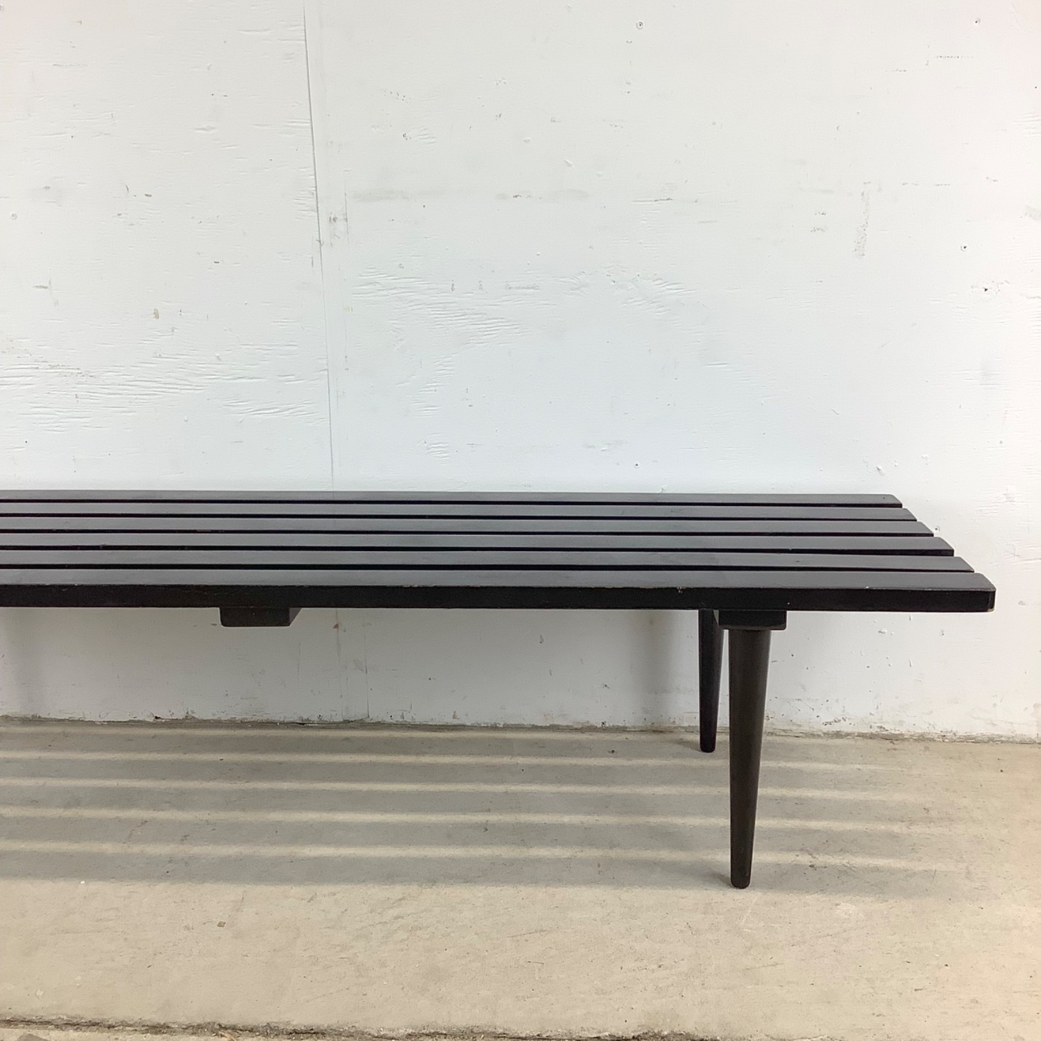 Mid-Century Slat Coffee Table or Bench - image-3