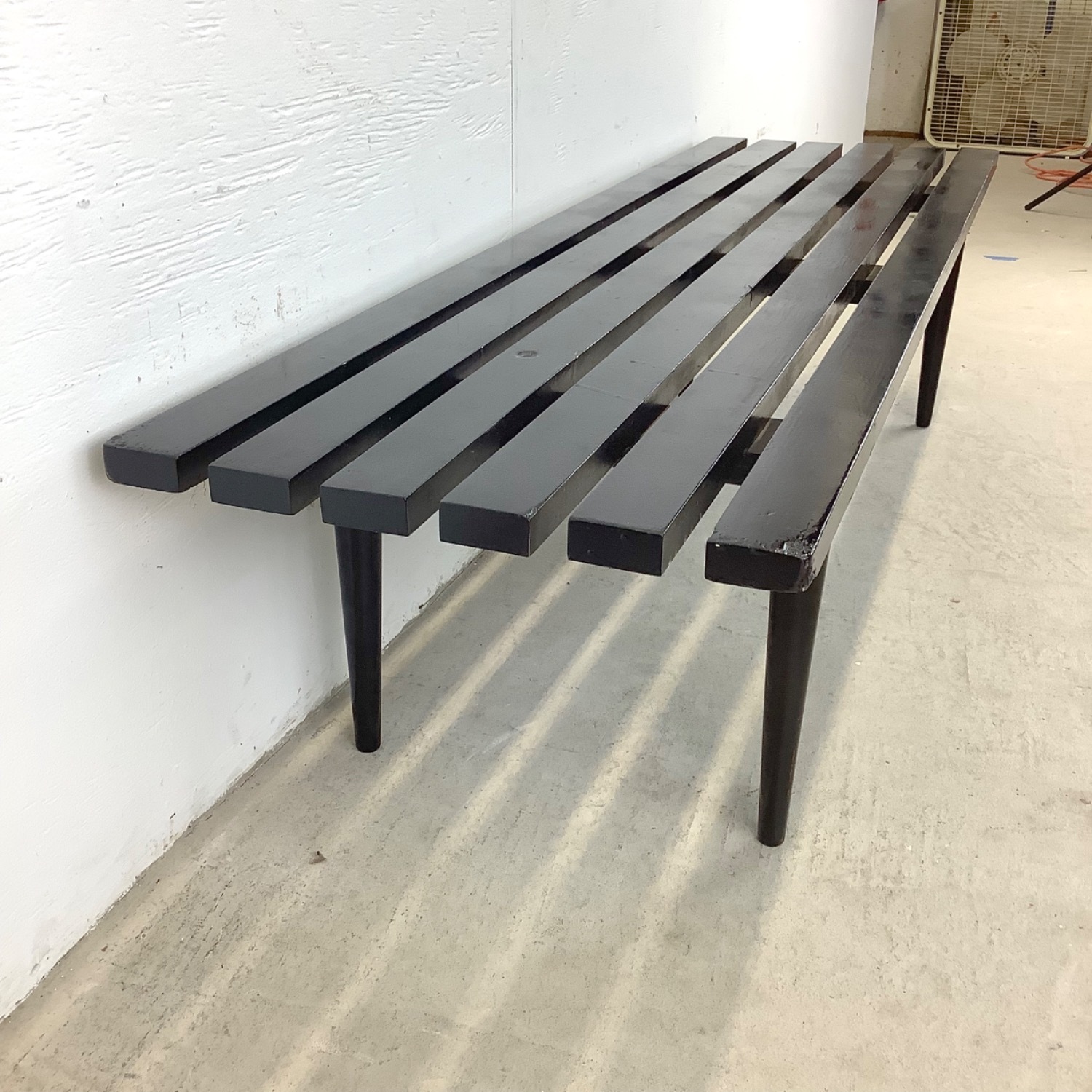 Mid-Century Slat Coffee Table or Bench - image-7