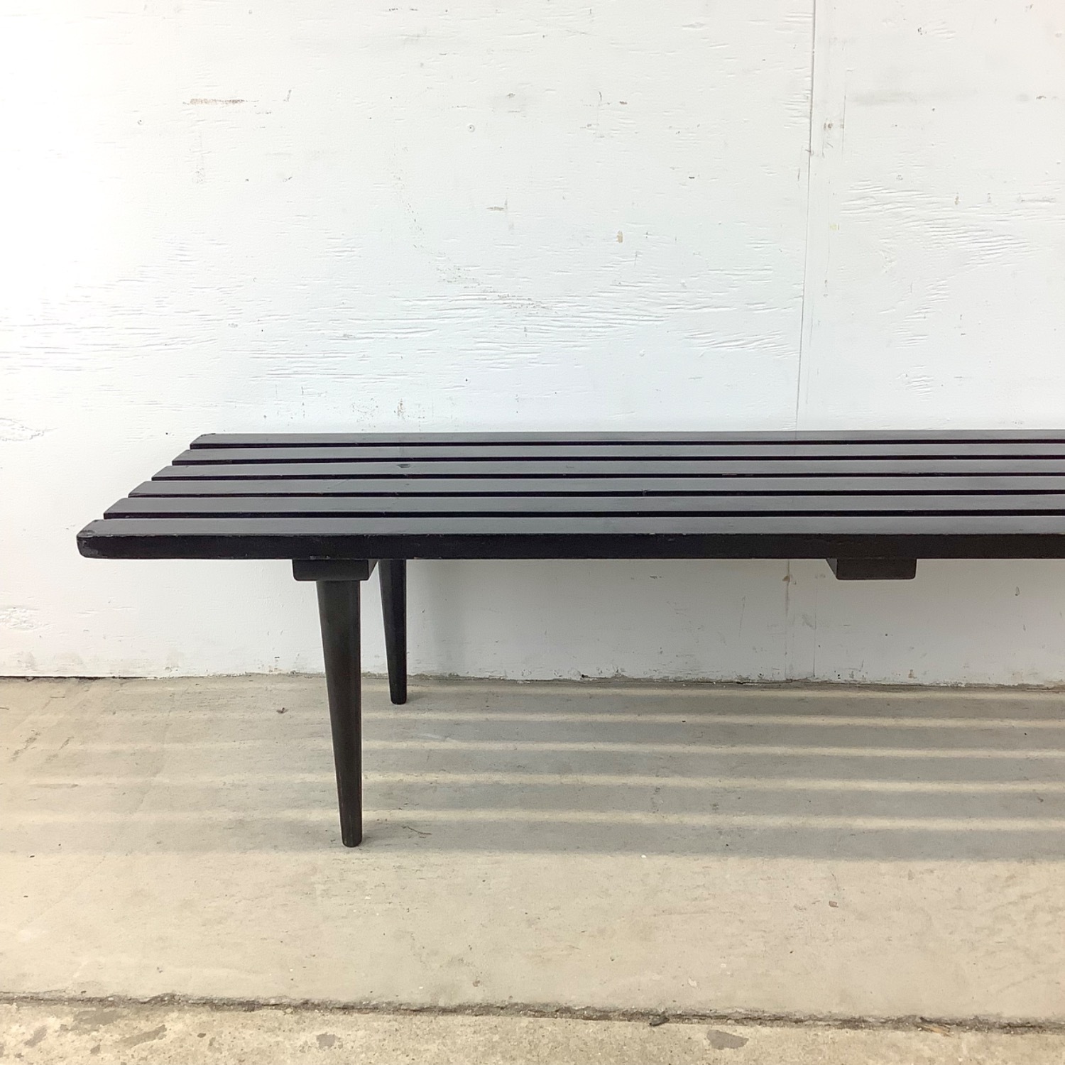 Mid-Century Slat Coffee Table or Bench - image-2