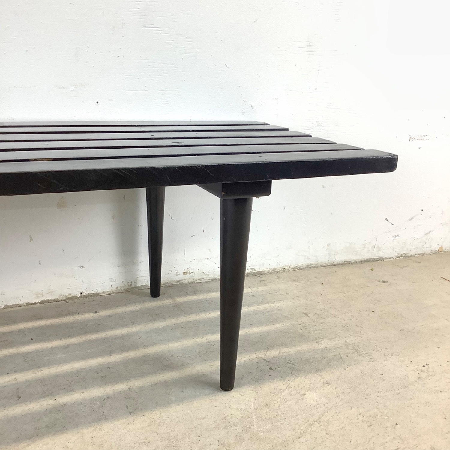Mid-Century Slat Coffee Table or Bench - image-10