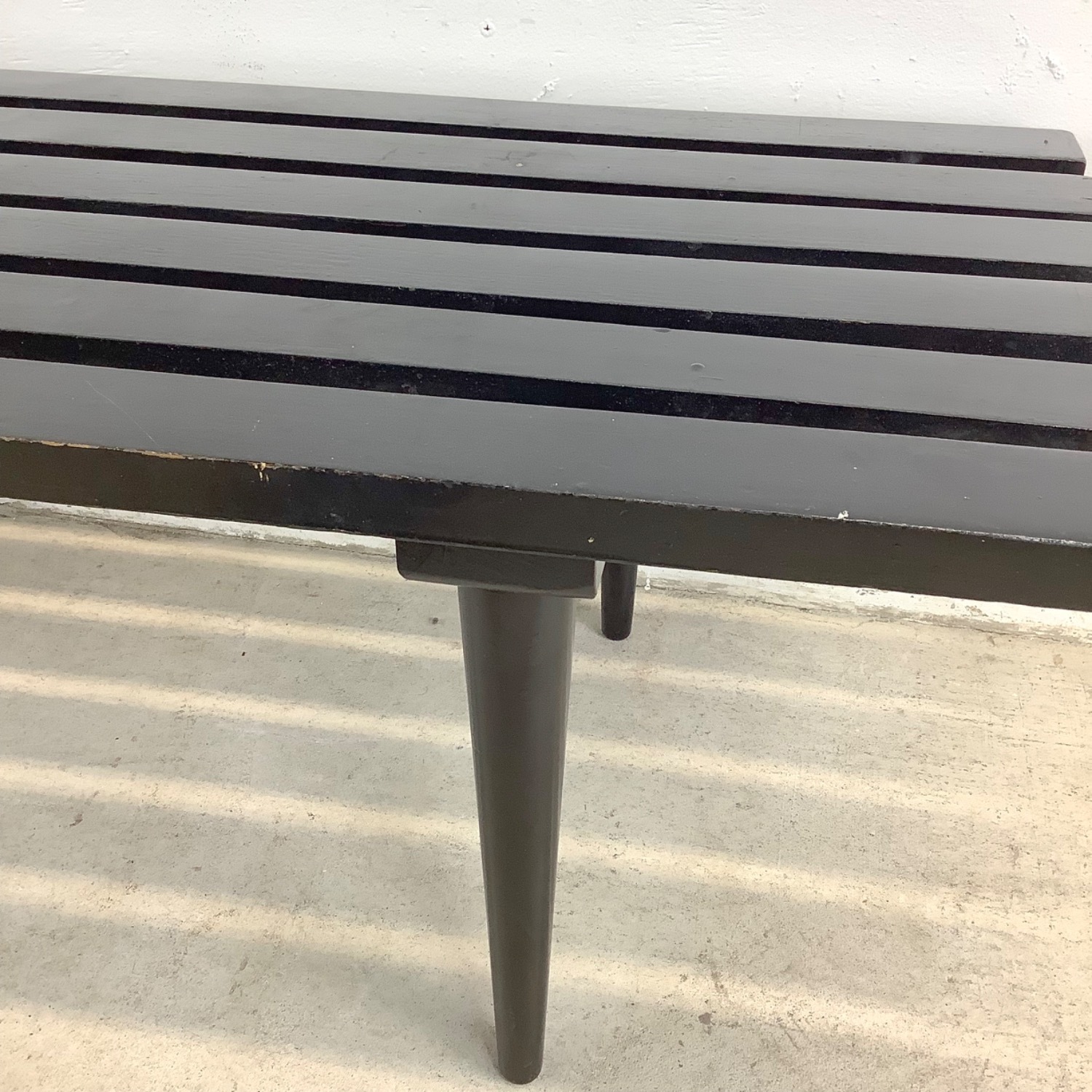 Mid-Century Slat Coffee Table or Bench - image-17