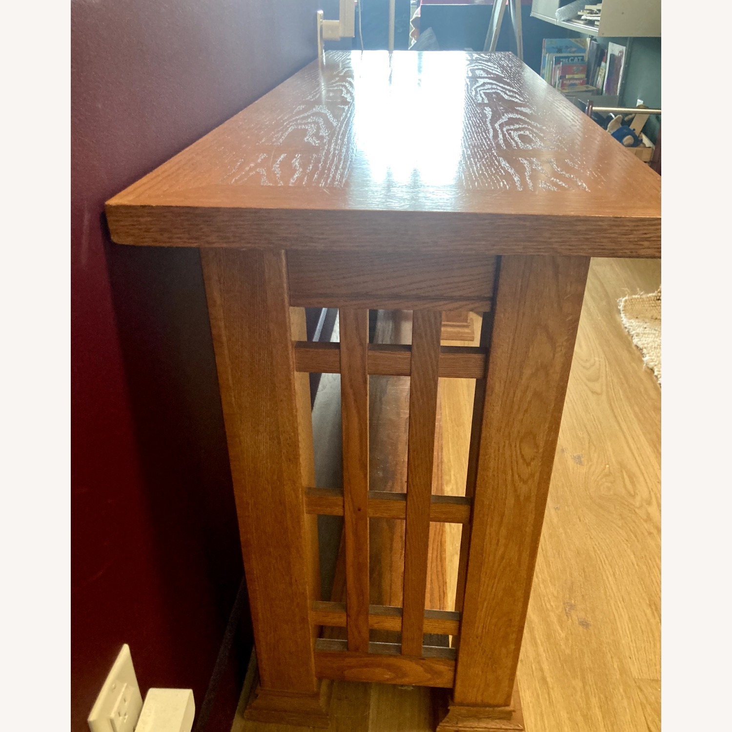 Vintage/Antique Finds Natural Wood Side Table - image-3