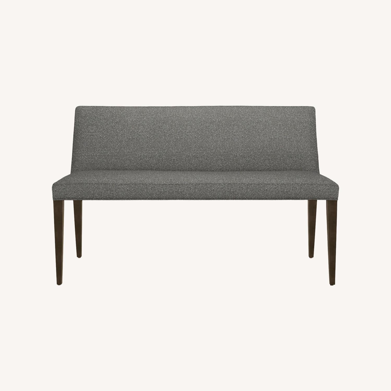 Room & Board Ava Dark Gray Wood Bench - image-0