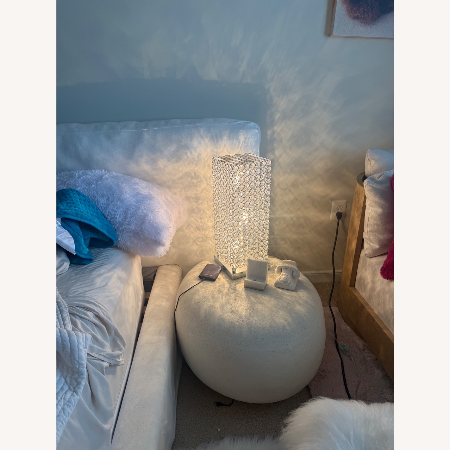 Crate & Barrel Leanne Ford Concrete side table  - image-6