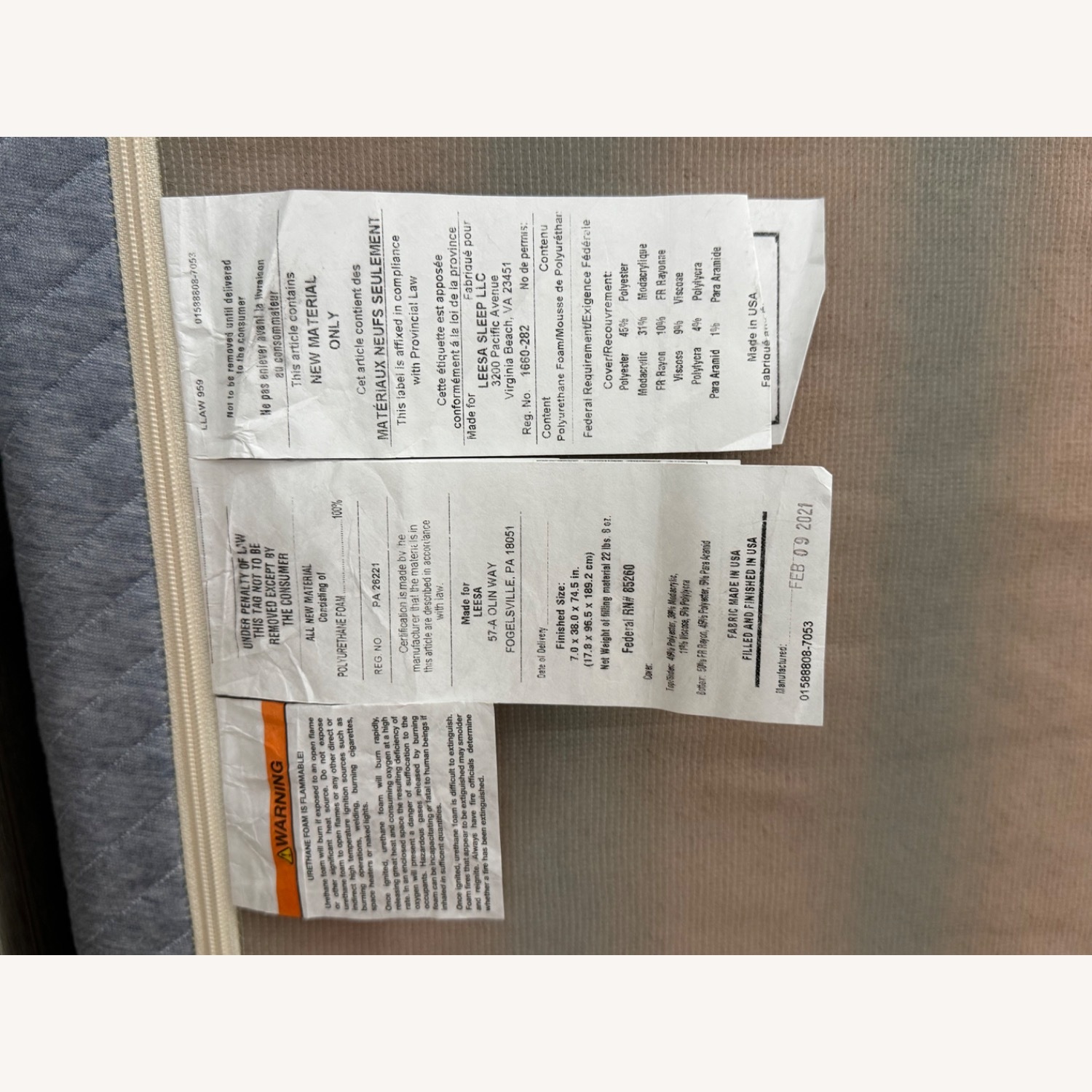 Pottery Barn Kids Catalina Light Gray Wood Twin Bed - image-10