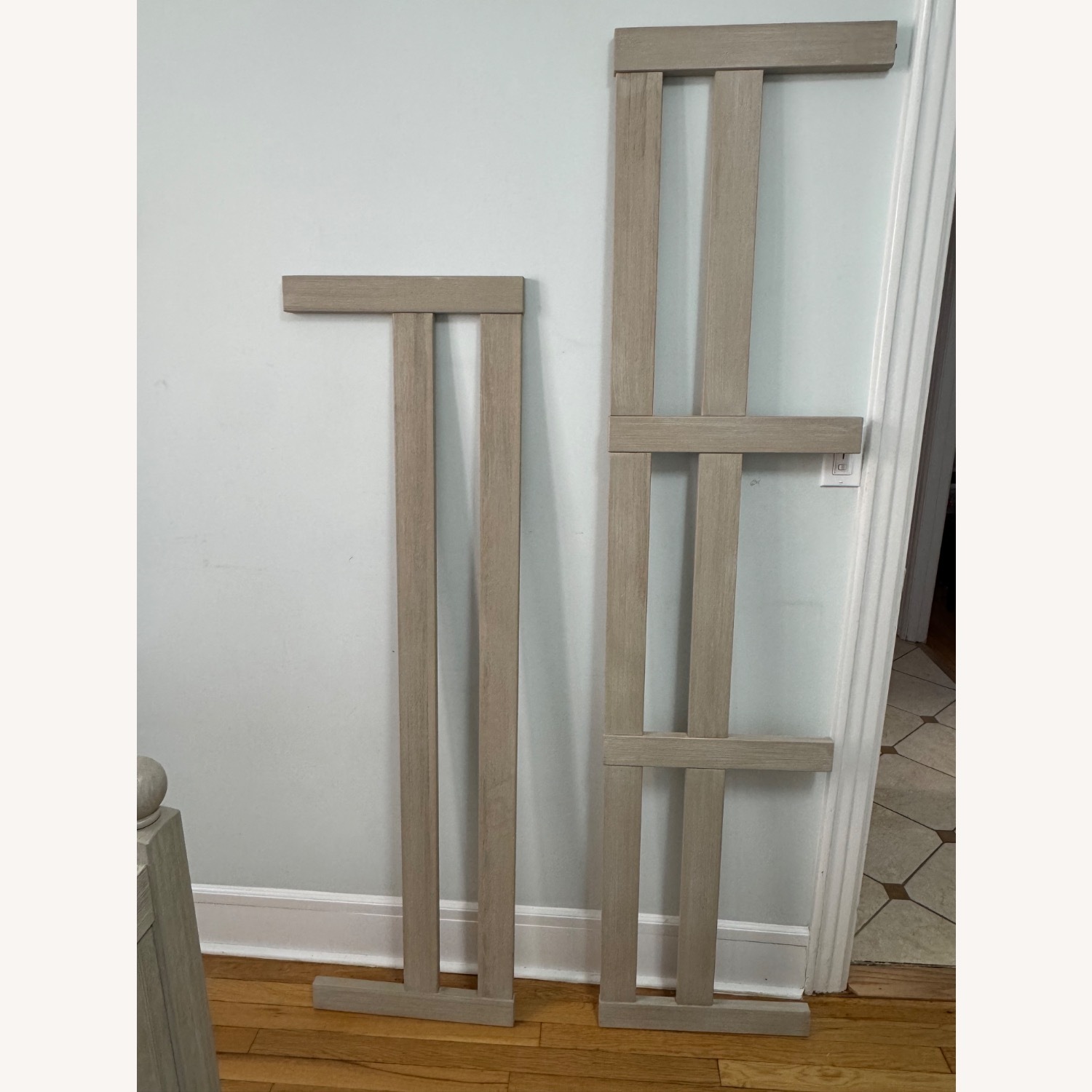 Pottery Barn Kids Catalina Light Gray Wood Twin Bed - image-8