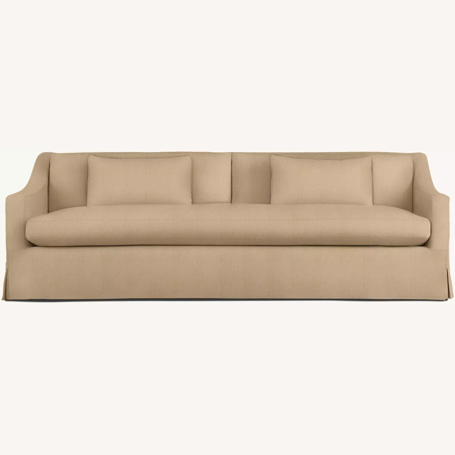 Restoration Hardware Light Brown 3+ Seater Sofa - image-0