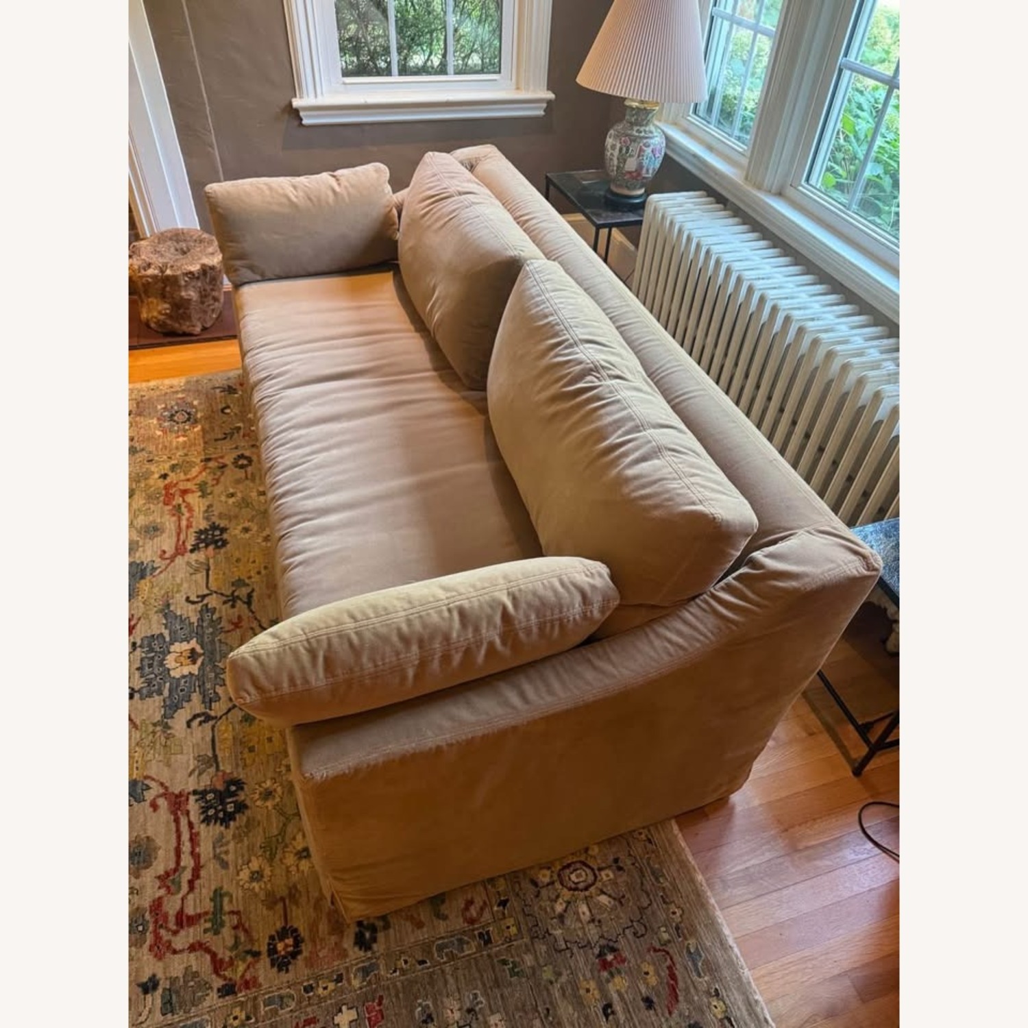 Restoration Hardware Light Brown 3+ Seater Sofa - image-2