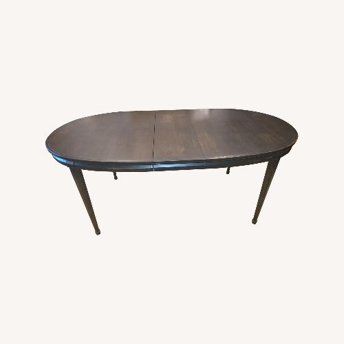 Used White Fine Furniture Co Oval Dining Table for sale on AptDeco