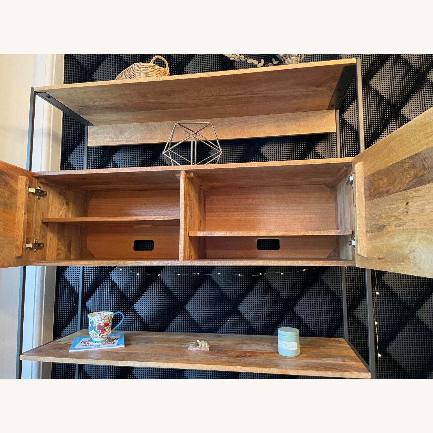 West Elm Industrial Natural Wood Bookcase - image-6