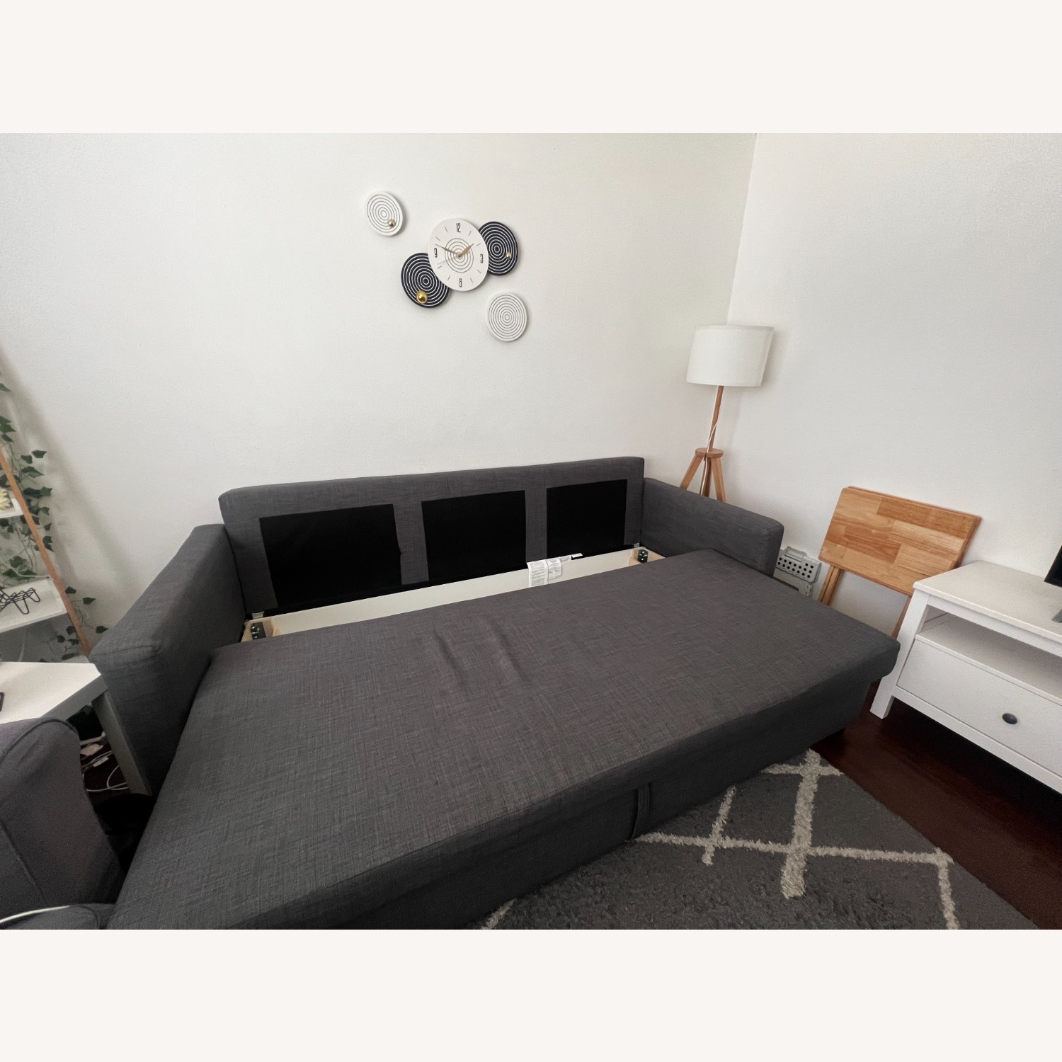 IKEA Light Gray Sleeper Sofa - image-2