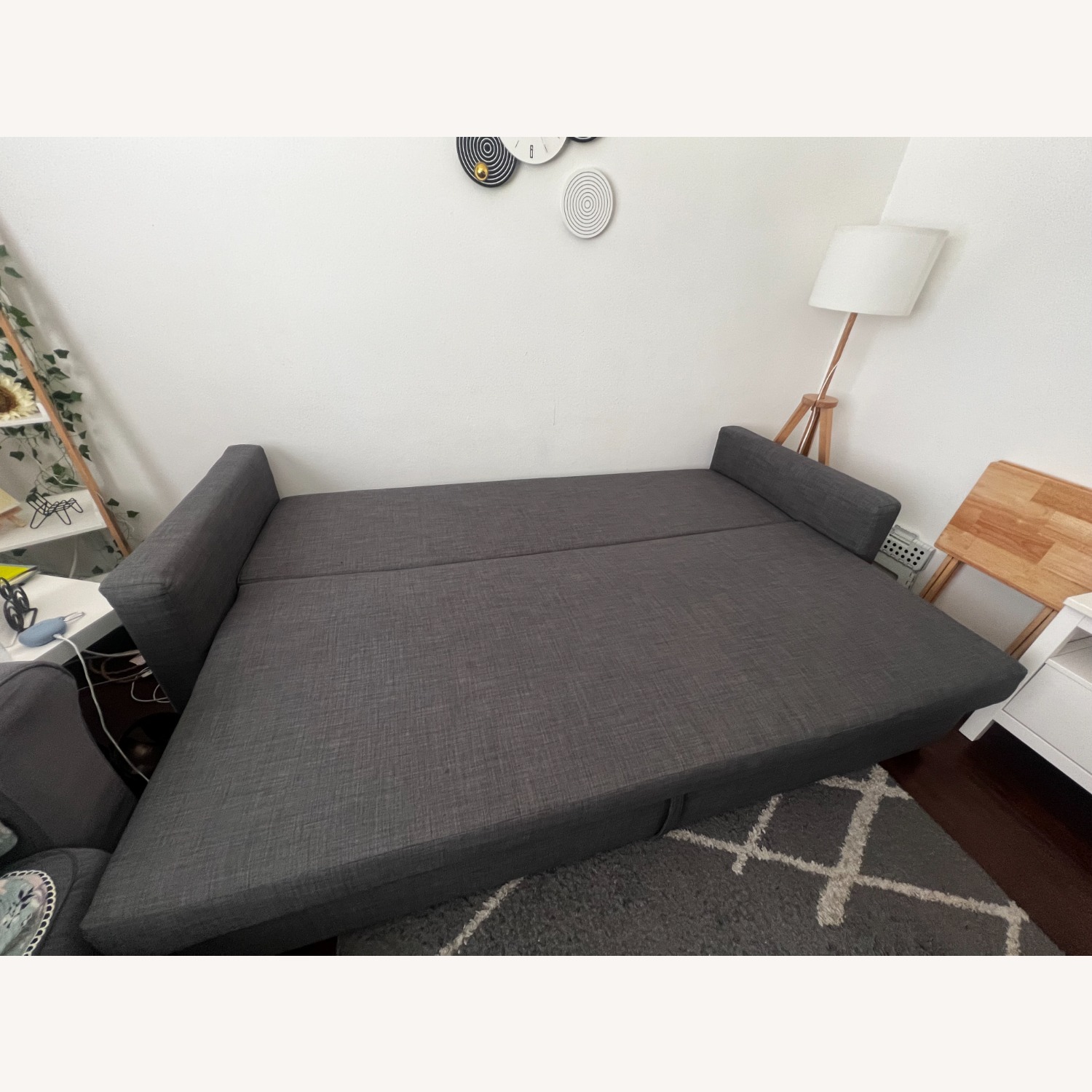 IKEA Light Gray Sleeper Sofa - image-3