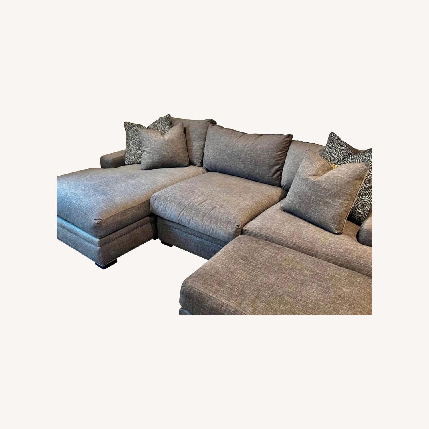 Rooms To Go Cindy Crawford Grey Palm Springs Sofa  - image-0