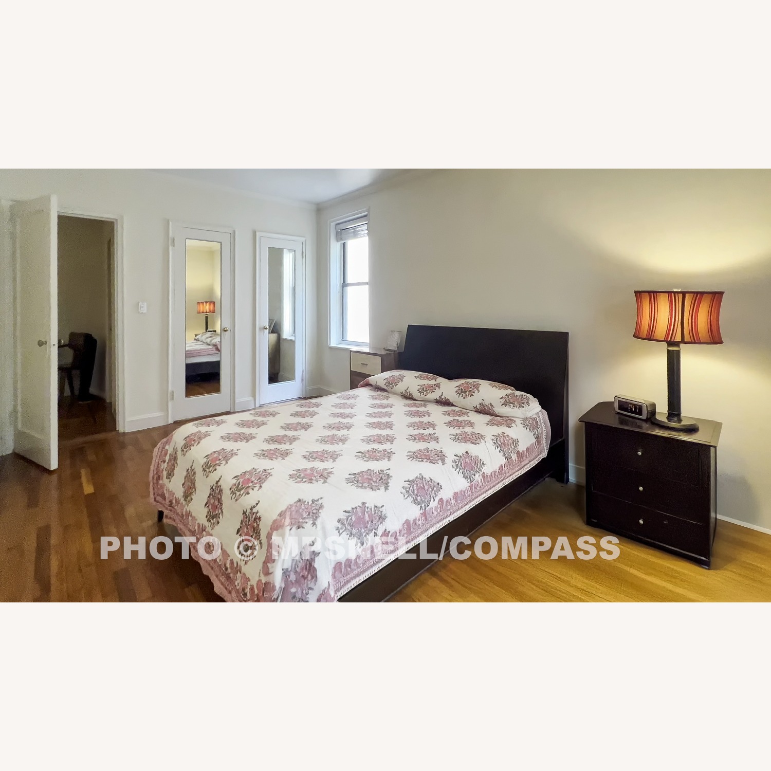 Crate & Barrel Dark Brown Queen Bed - image-3