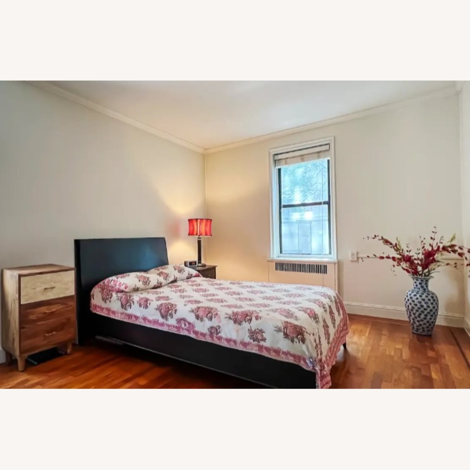 Crate & Barrel Dark Brown Queen Bed - image-2