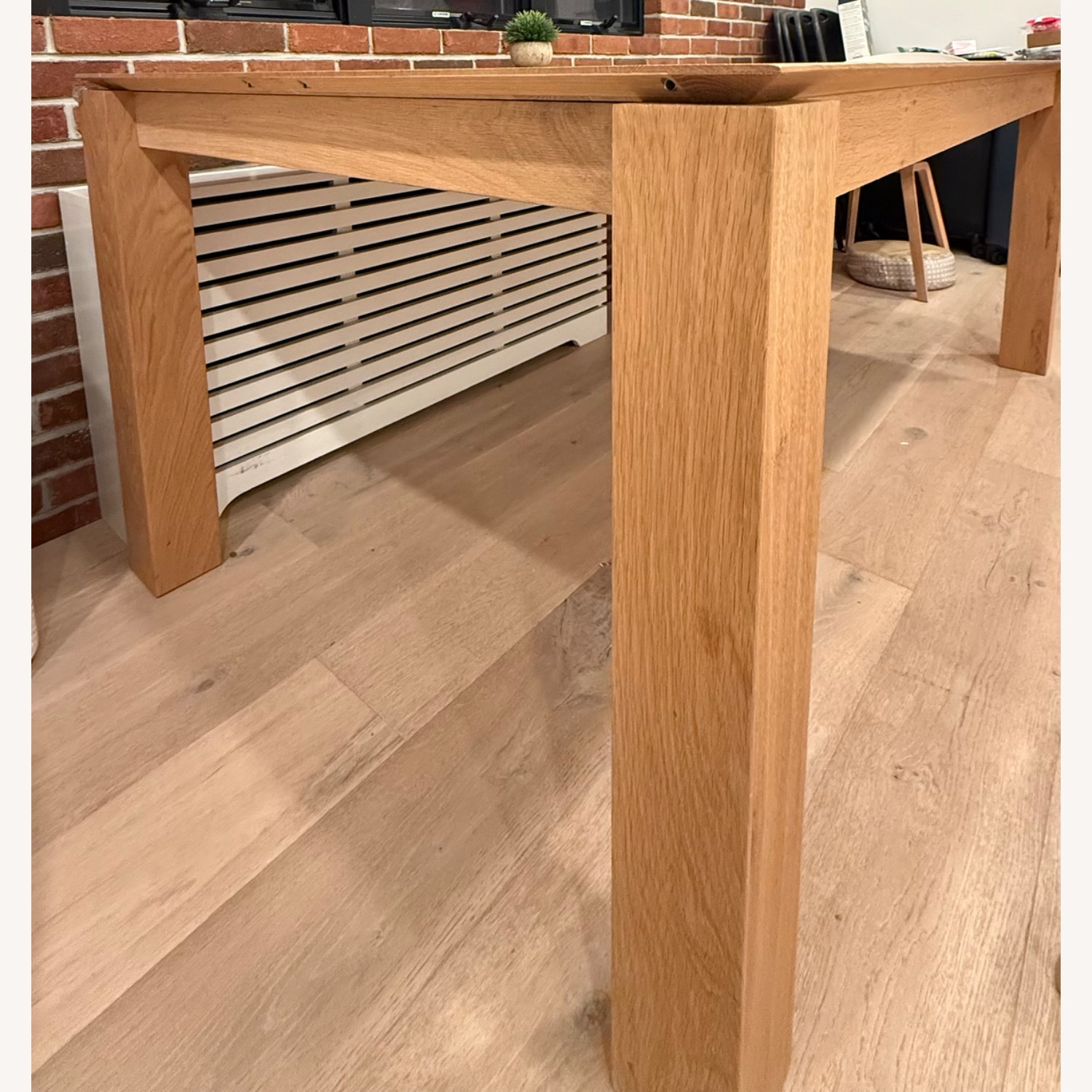 Ethnicraft Oak Dining Table Extends 71.5-110.5 in - image-5