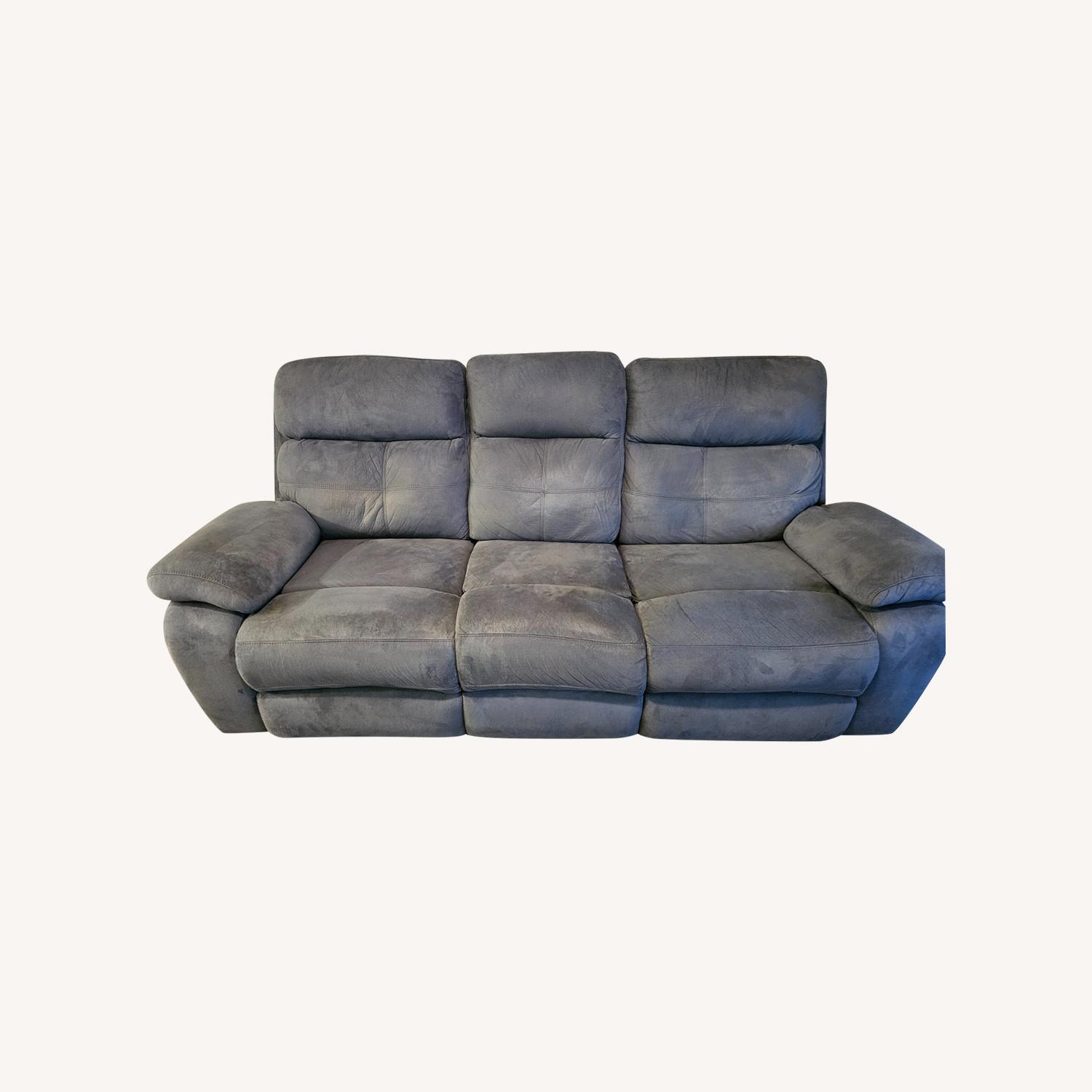 Rooms To Go Corinne Blue 3+ Seater Sofa - image-0