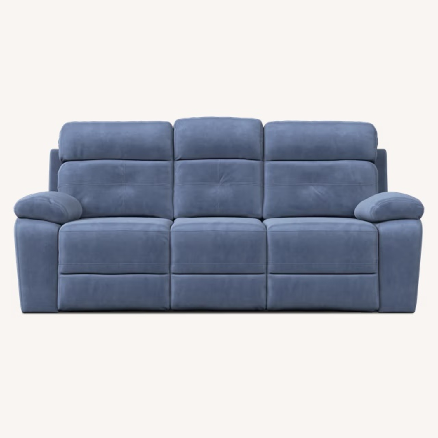 Rooms To Go Corinne Blue 3+ Seater Sofa - image-6