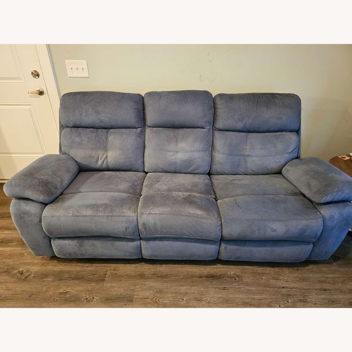 Rooms To Go Corinne Blue 3+ Seater Sofa - image-1