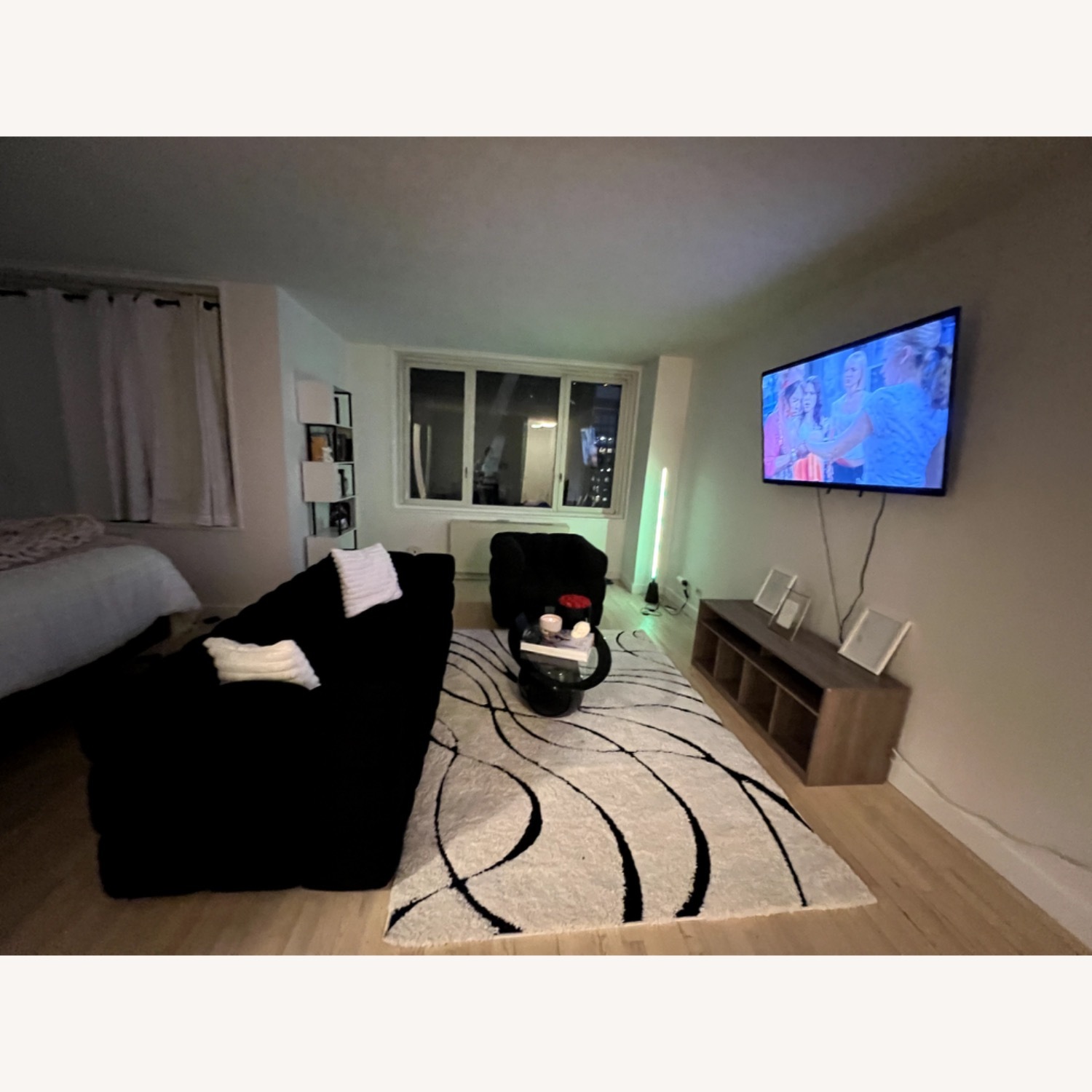 Wayfair Black Boucle Sofa - image-3