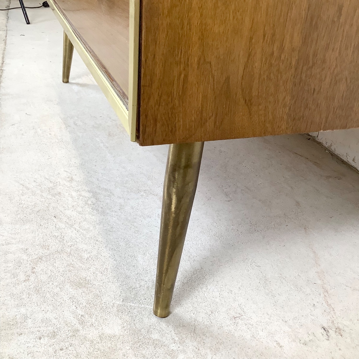 Mid-Century Three Drawer Dresser w/ Brass Legs - image-17