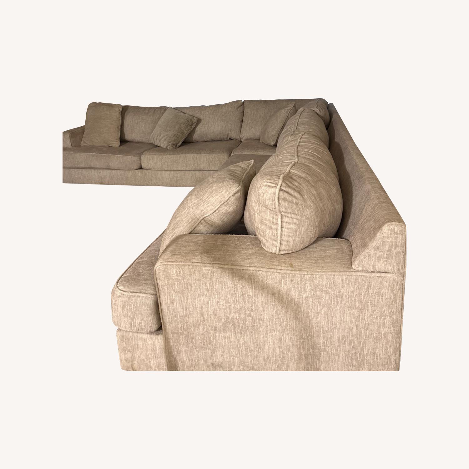 HOM Furniture Light Gray 3+ Piece Sectional - image-0