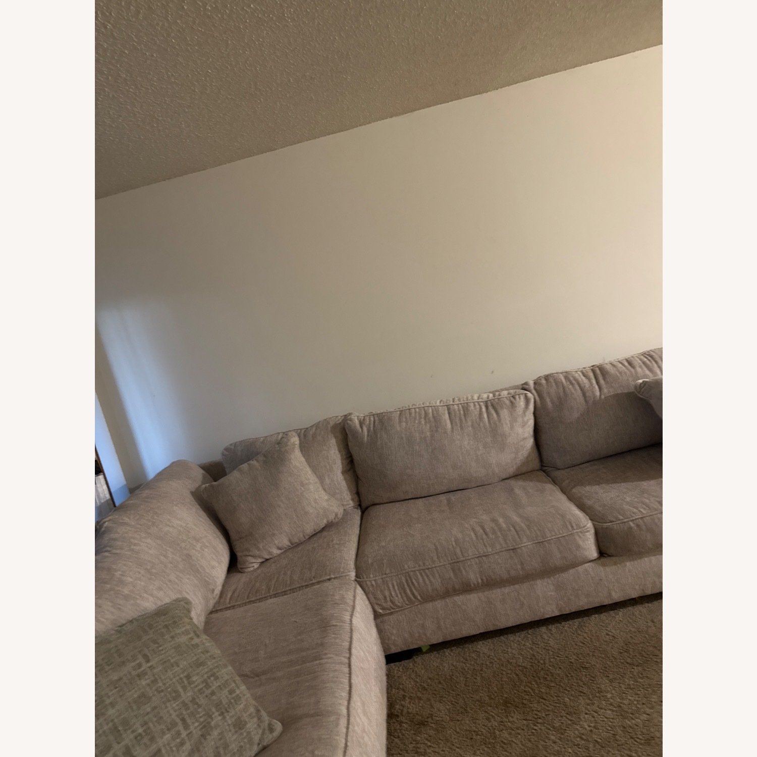 HOM Furniture Light Gray 3+ Piece Sectional - image-4