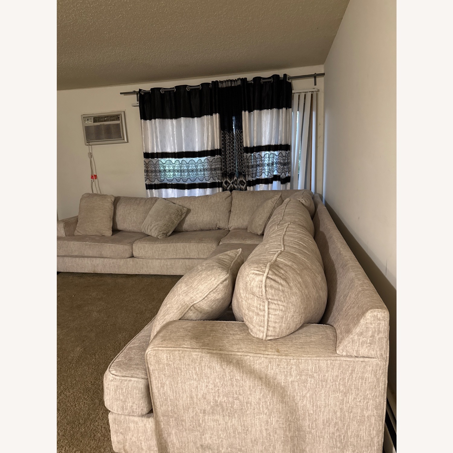 HOM Furniture Light Gray 3+ Piece Sectional - image-3