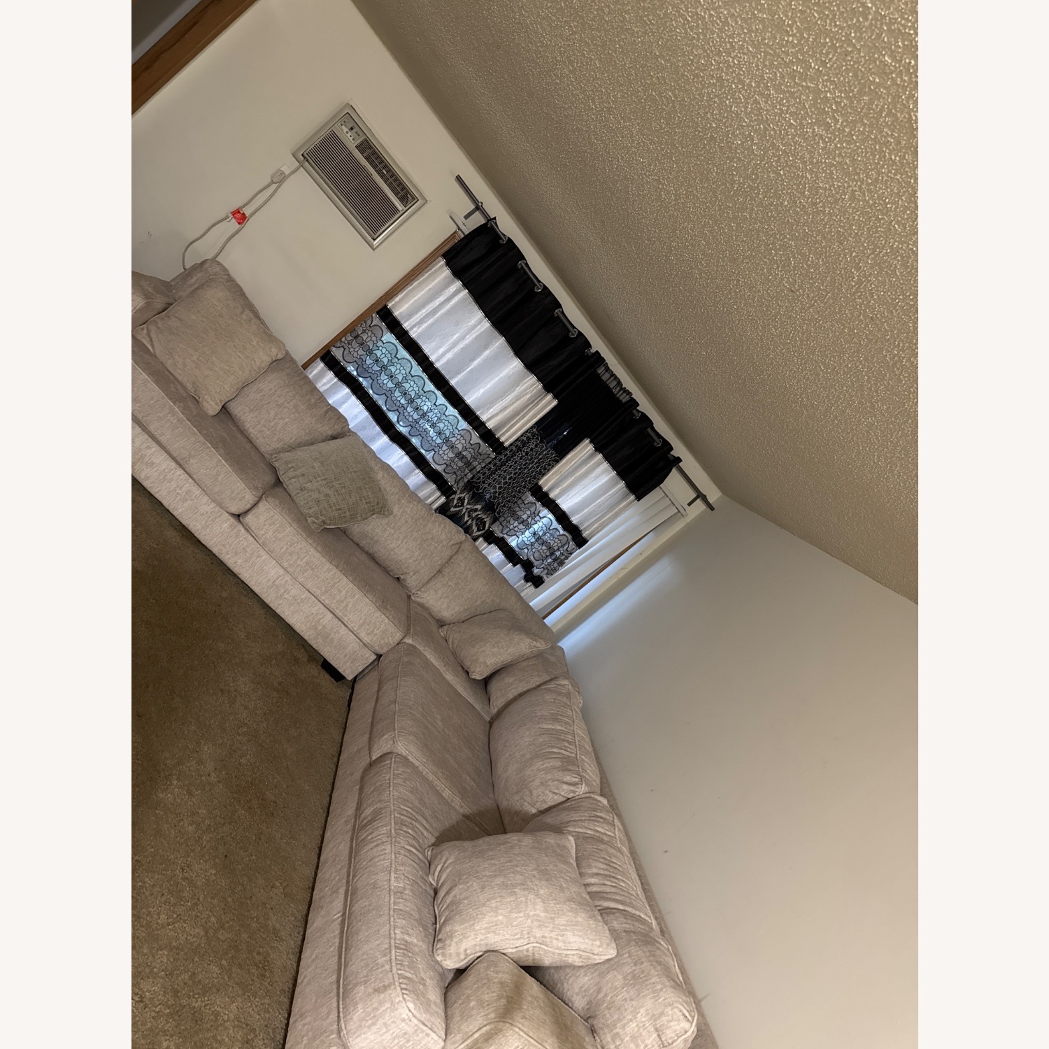 HOM Furniture Light Gray 3+ Piece Sectional - image-2