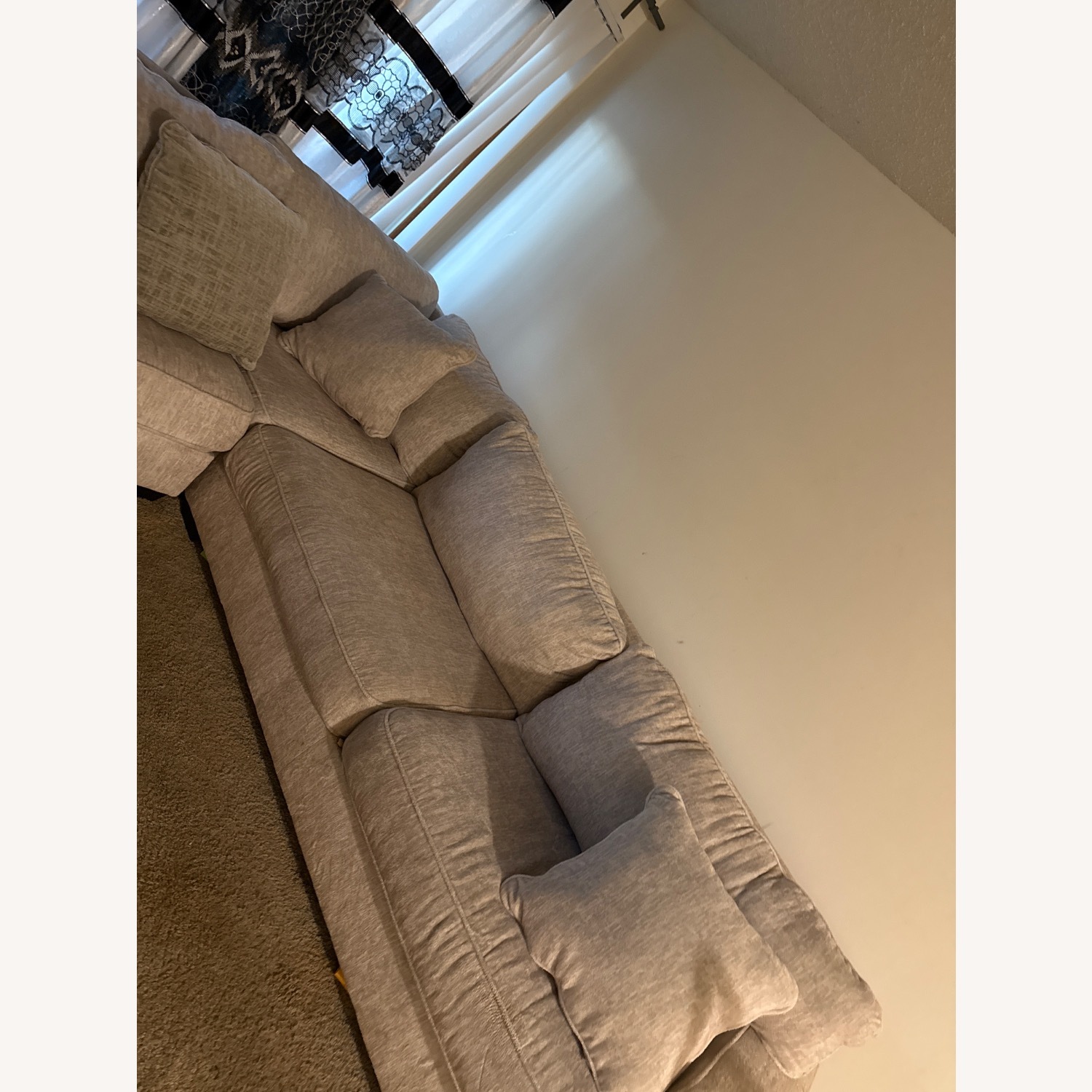 HOM Furniture Light Gray 3+ Piece Sectional - image-1