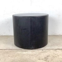 Vintage Modern Drum Side Table