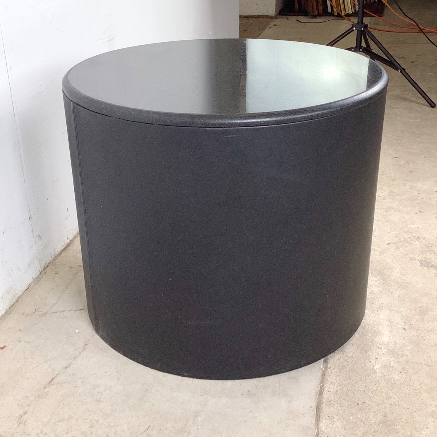 Vintage Modern Drum Side Table - image-6
