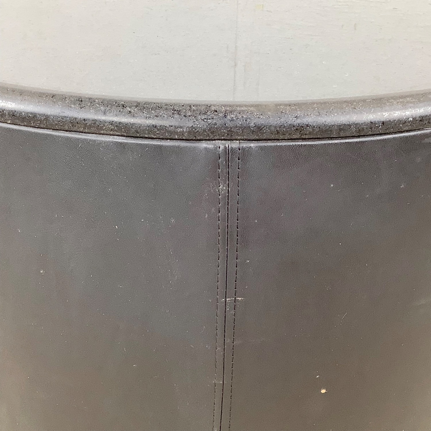 Vintage Modern Drum Side Table - image-8