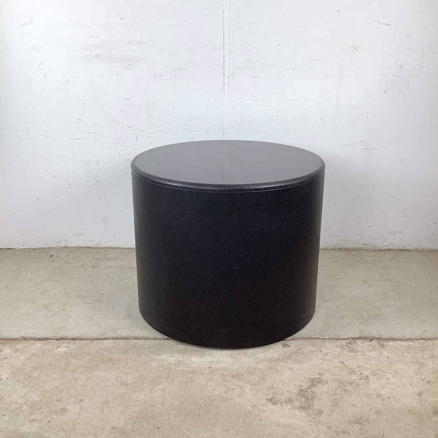 Vintage Modern Drum Side Table - image-3