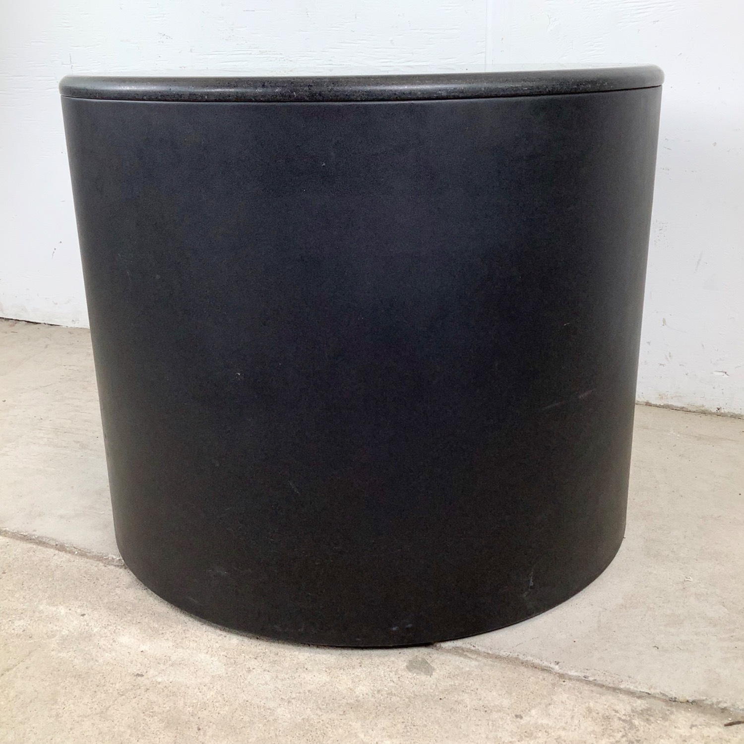 Vintage Modern Drum Side Table - image-10